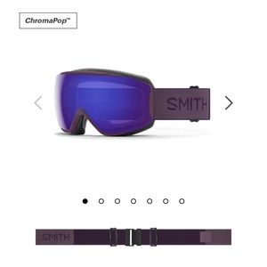 Smith Optics Moment Womens Goggles Amethyst + ChromaPop Violet Mirror Lens
